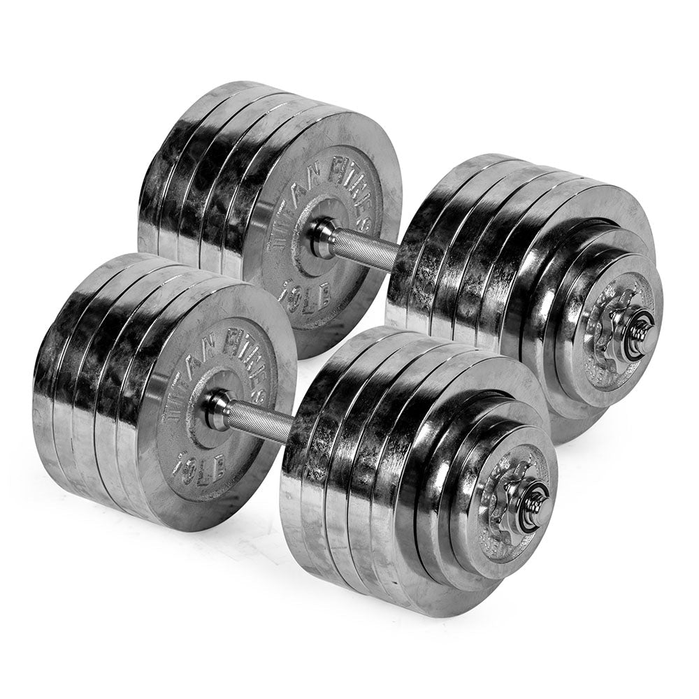 Adjustable Chrome Dumbbells