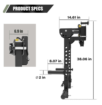 Major Fitness 2x3” Lever Arms