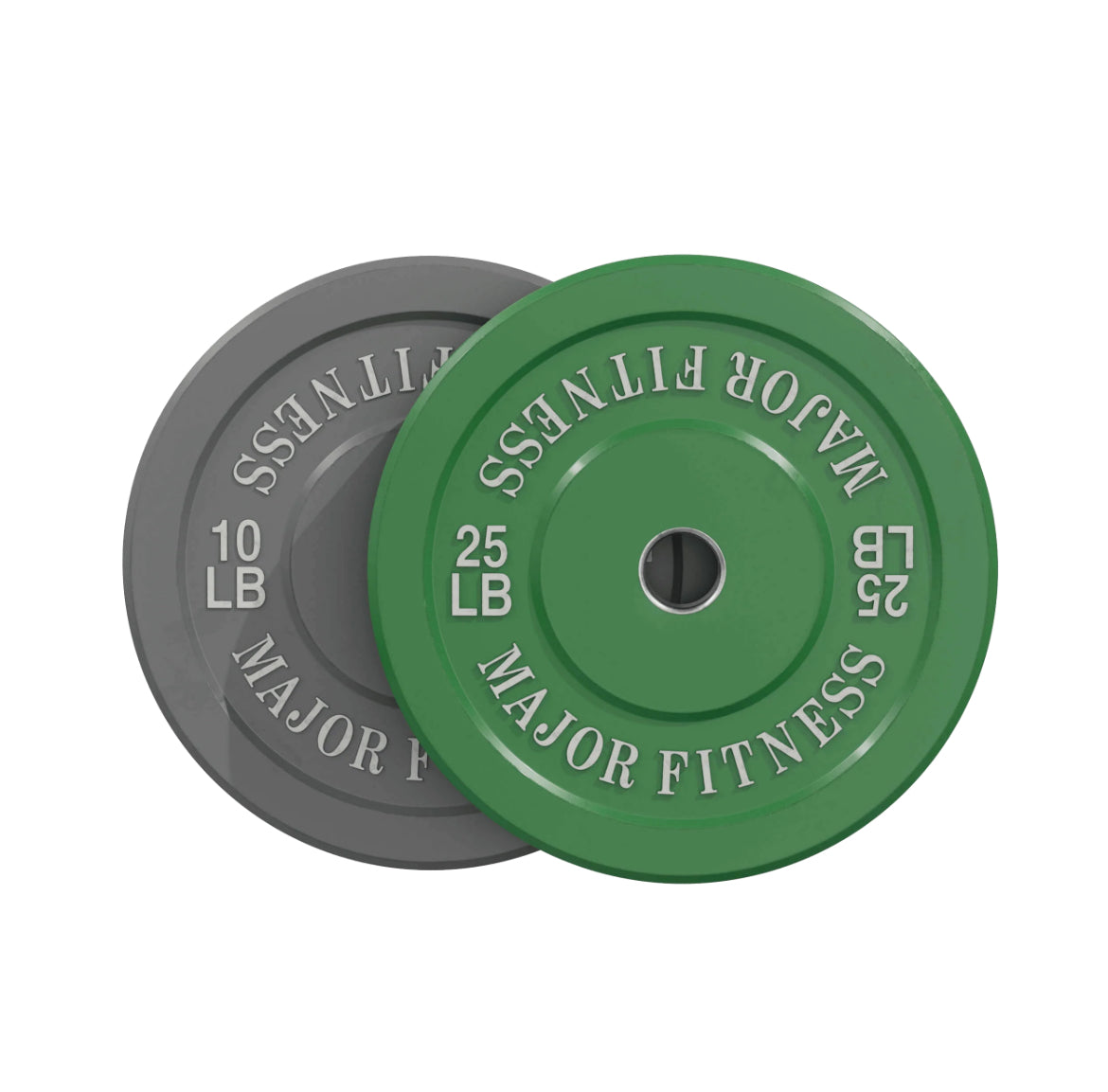 Major Fitness Low Bounce Bumper Plates Olympic Weight Plates Set