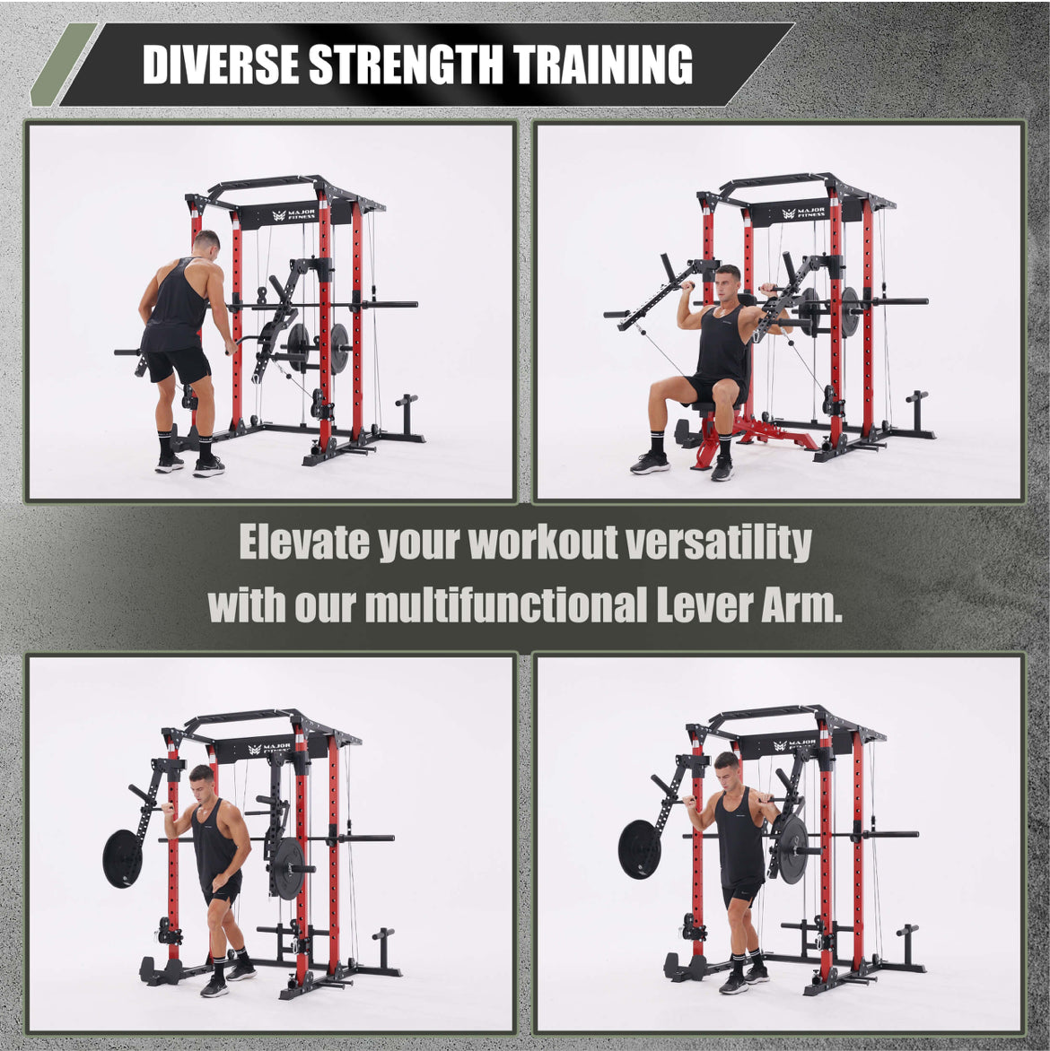 Major Fitness 2x3” Lever Arms