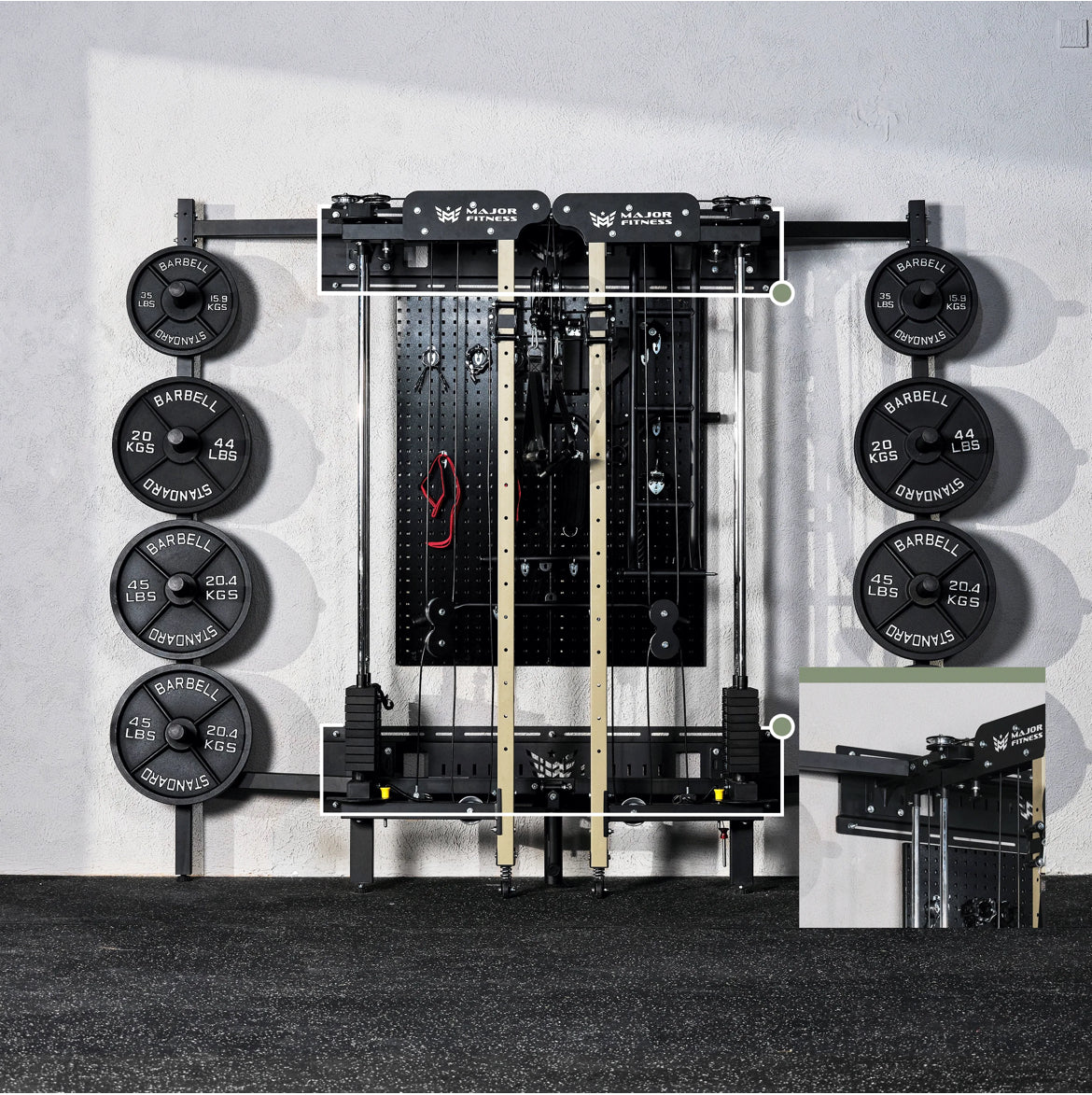 Major Fitness F35 Series Wall Mount Stringer