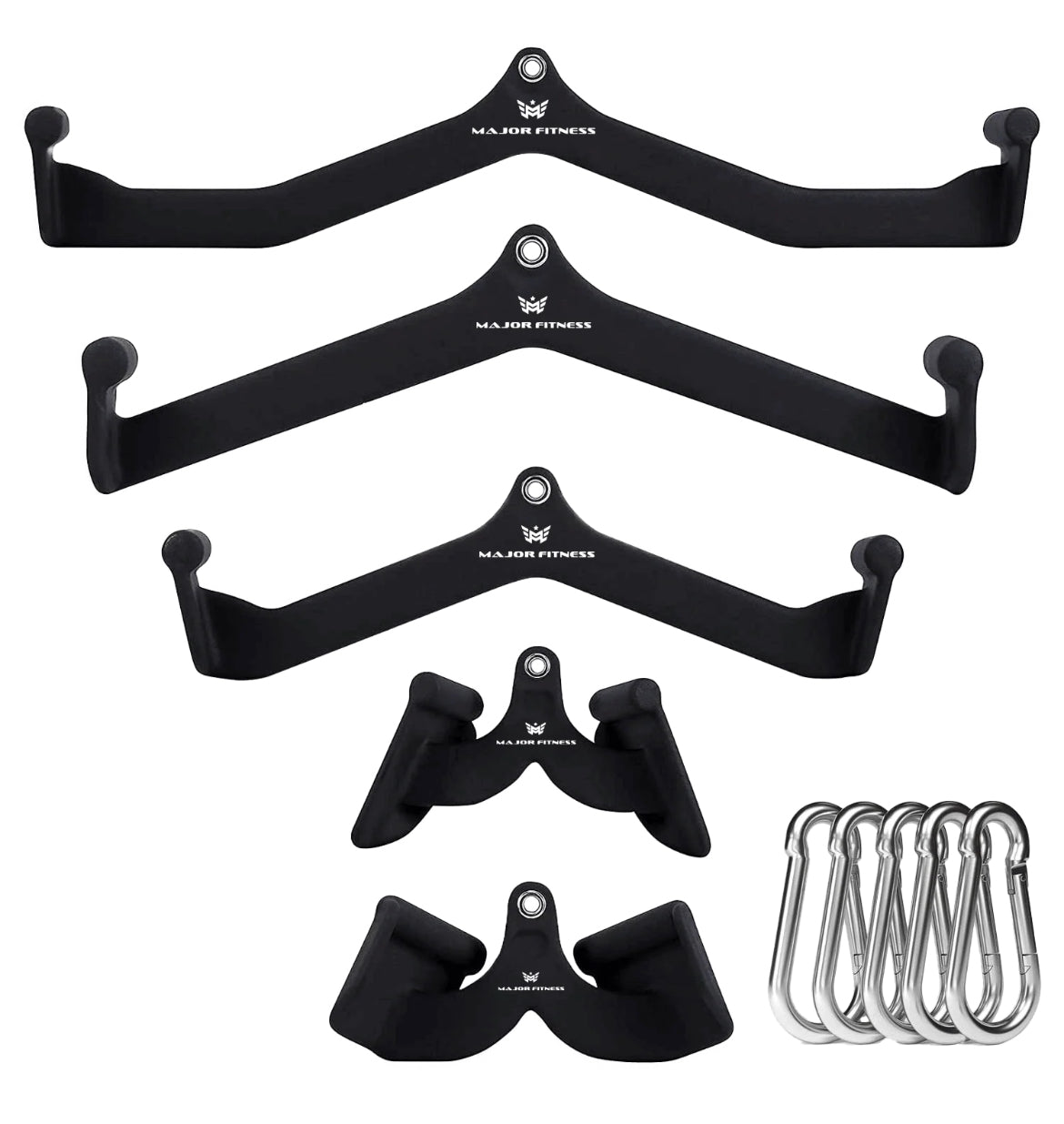 Major Fitness 5pcs Cable Lat-Pull-Down Bar Combo
