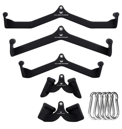 Major Fitness 5pcs Cable Lat-Pull-Down Bar Combo