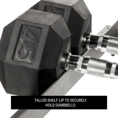 All-In-One Storage Solution, Dumbbells, Weight Plates and Barbells
